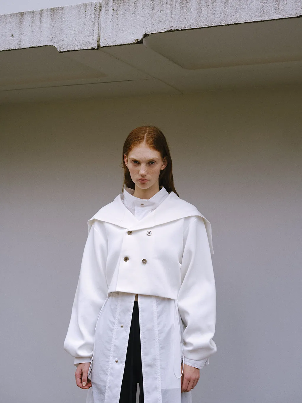 SHORT SAILOR KNIT JACKET
