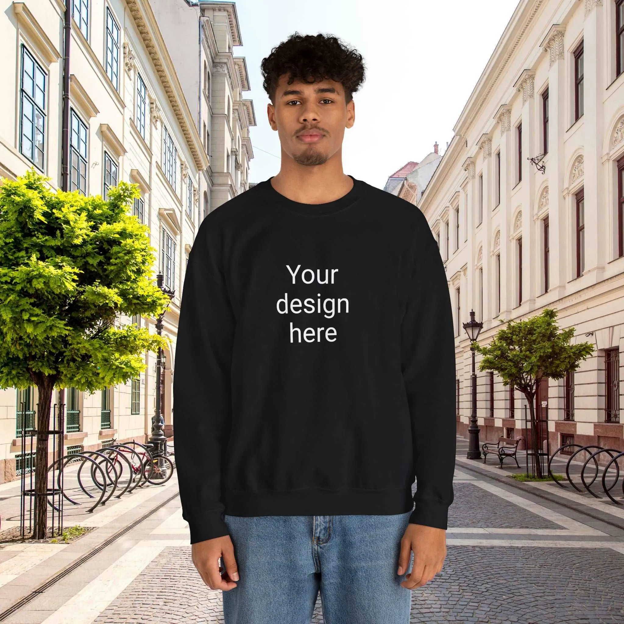 Unisex Personalized Heavy Blend Crewneck Sweatshirt | Gildan 18000